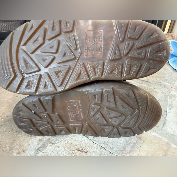 Vintage 90s Dr Martens Fisherman Sandals Brown Leather Chunky SZ 8 size 10 W